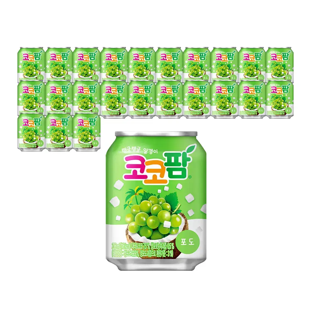 [본사직영] 코코팜 포도 238ml*24캔